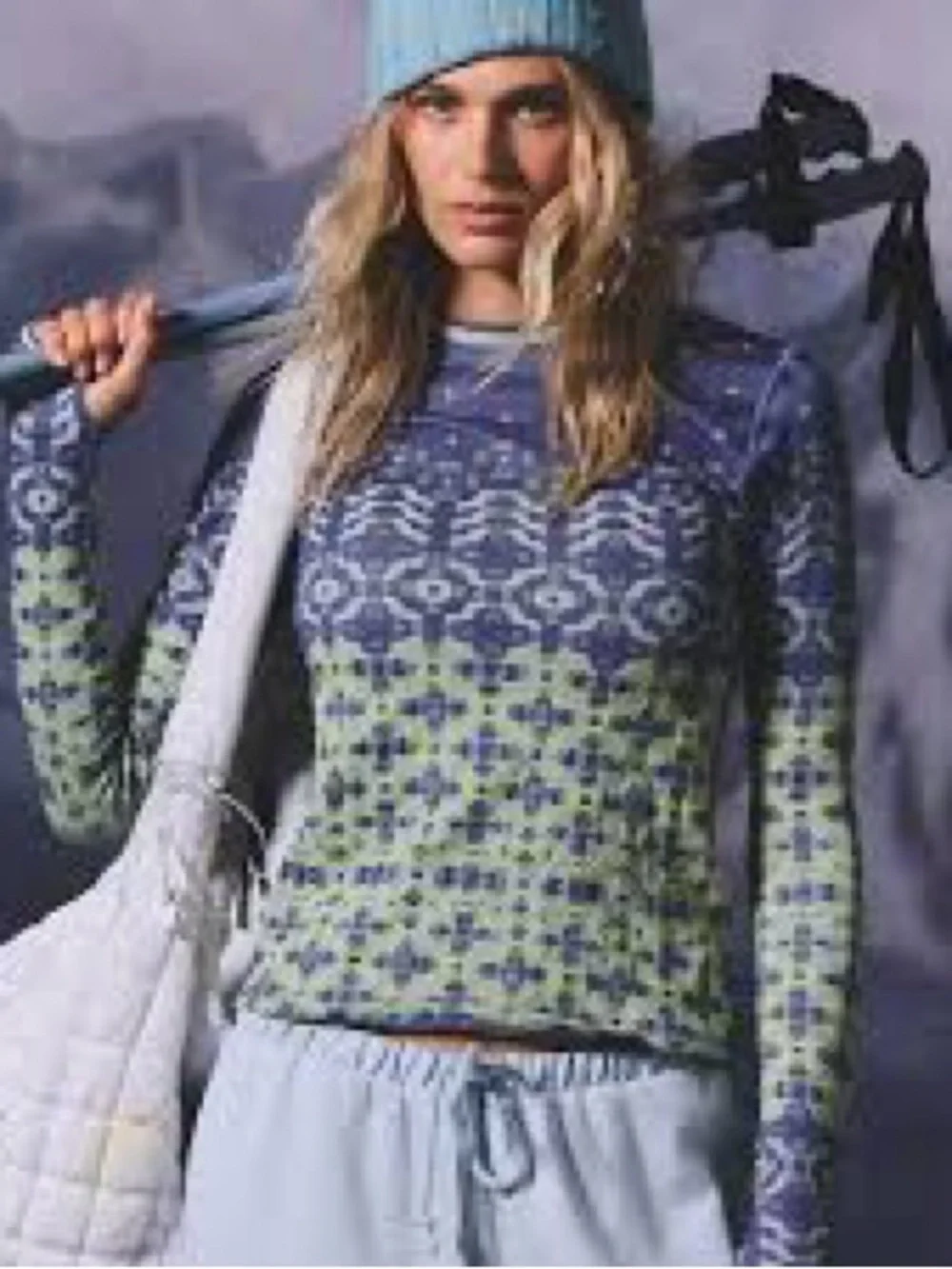 Free People Myoko Jacquard Base Layer